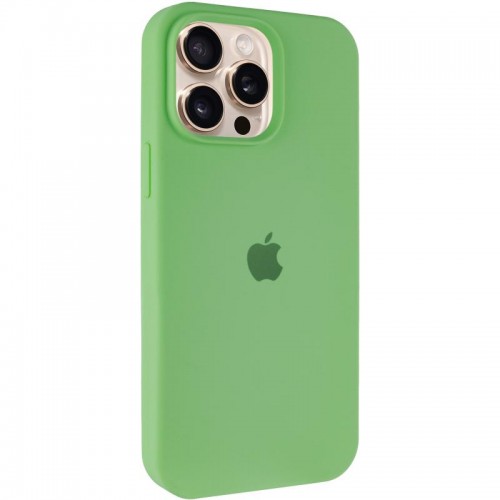 Чехол Silicone Case Full Protective (AA) для Apple iPhone 13 Pro Max (6.7") Мятный / Mint