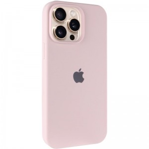 Чехол Silicone Case Full Protective (AA) для Apple iPhone 13 Pro Max (6.7") Розовый / Chalk Pink