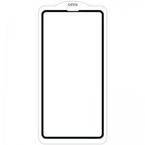 Захисне скло SKLO 5D (тех.пак) для Apple iPhone 13 mini (5.4") Чорний / Біла підкладка