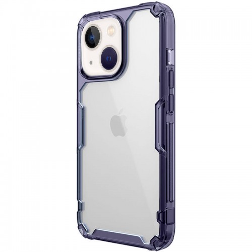 TPU чохол Nillkin Nature Pro Series для Apple iPhone 13 / 14 (6.1") Темно-фіолетовий (прозорий)