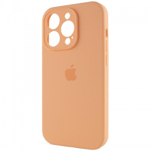 Чохол Silicone Case Full Camera Protective (AA) для Apple iPhone 13 Pro (6.1") Помаранчевий / Cantaloupe