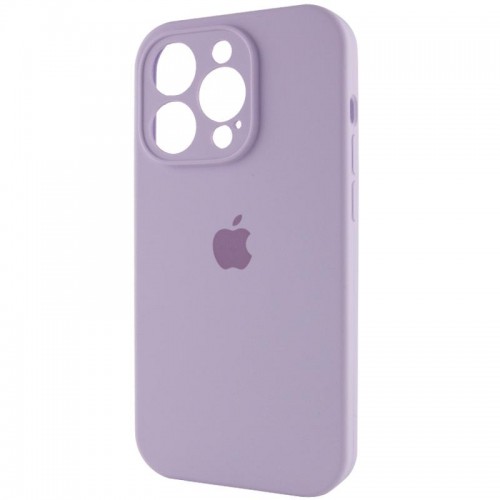 Чохол Silicone Case Full Camera Protective (AA) для Apple iPhone 13 Pro (6.1") Бузковий / Lilac
