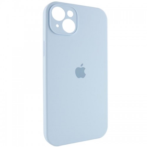 Чохол Silicone Case Full Camera Protective (AA) для Apple iPhone 13 (6.1") Блакитний / Sweet Blue