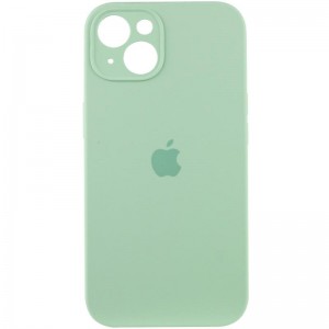 Чохол Silicone Case Full Camera Protective (AA) для Apple iPhone 13 (6.1") Зелений / Pistachio