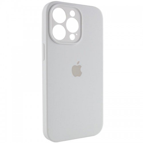 Чохол Silicone Case Full Camera Protective (AA) для Apple iPhone 13 Pro Max (6.7") Білий / White