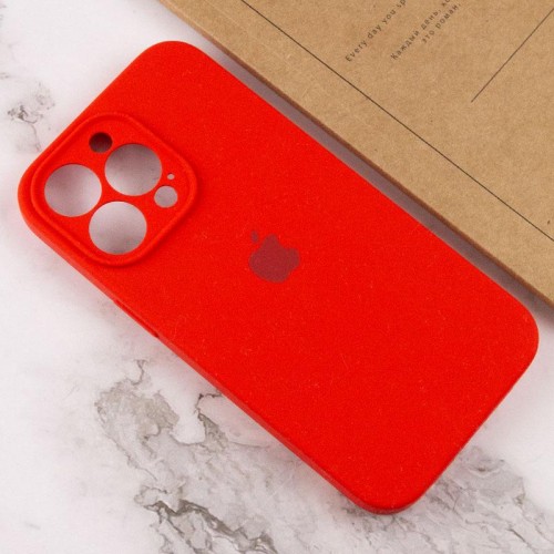 Чехол Silicone Case Full Camera Protective (AA) для Apple iPhone 13 Pro Max (6.7") Красный / Red