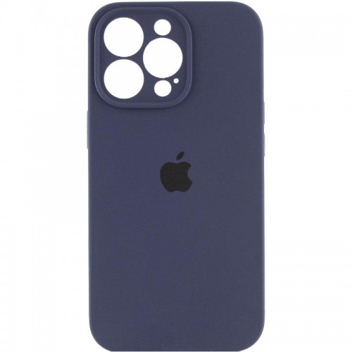 Чохол Silicone Case Full Camera Protective (AA) для Apple iPhone 13 Pro Max (6.7") Темно-синій / Midnight blue
