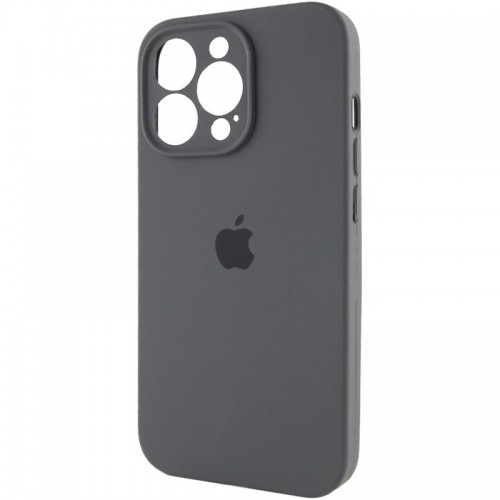 Чехол Silicone Case Full Camera Protective (AA) для Apple iPhone 13 Pro Max (6.7") Серый / Dark Gray