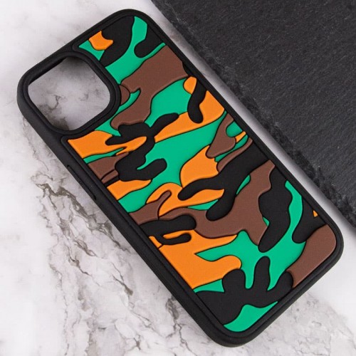 Чохол TPU+PC Army Collection для Apple iPhone 13 (6.1") Коричневий