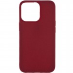 Силіконовий чохол Candy для Apple iPhone 13 Pro Max (6.7") Бордовий