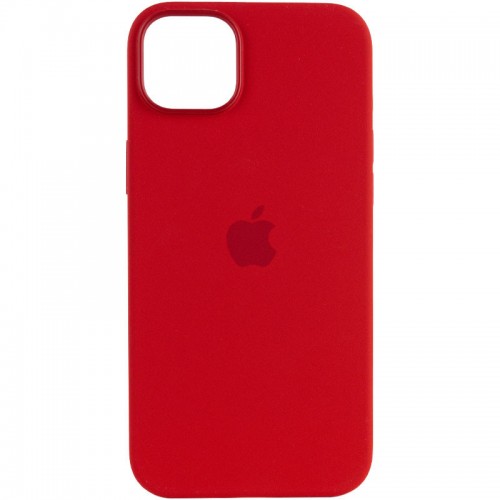 Чехол Silicone case (AAA) with Magsafe для Apple iPhone 13 Pro (6.1") Красный / Red