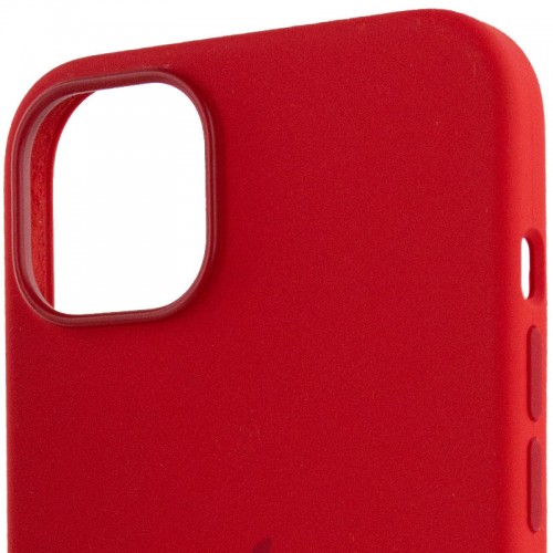 Чехол Silicone case (AAA) with Magsafe для Apple iPhone 13 Pro (6.1") Красный / Red