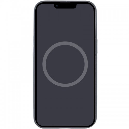 Чехол Silicone case (AAA) с Magsafe и анимацией для Apple iPhone 13 (6.1") Чёрный / Midnight