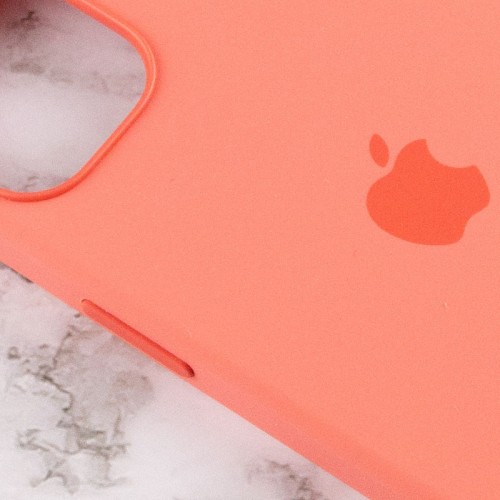 Чохол Silicone case (AAA) with Magsafe and Animation для Apple iPhone 13 (6.1") Рожевий / Pink Pomelo