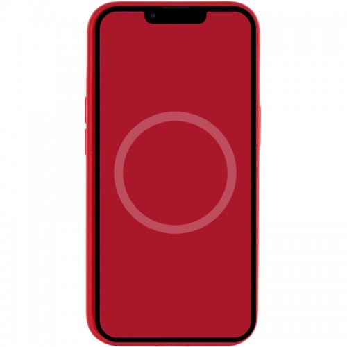 Чехол Silicone case (AAA) с Magsafe и анимацией для Apple iPhone 13 Pro (6.1") Красный / Red
