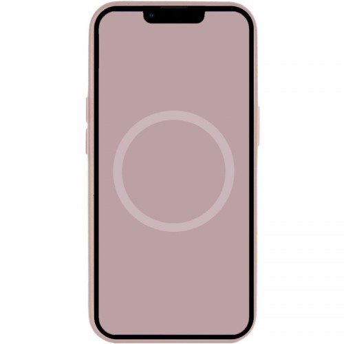 Чохол Silicone case (AAA) with Magsafe and Animation для Apple iPhone 13 Pro (6.1") Рожевий / Chalk Pink