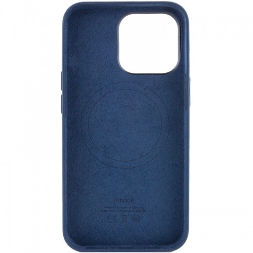 Чехол Silicone case (AAA) with Magsafe and Animation для Apple iPhone 13 Pro (6.1") Синий / Abyss Blue