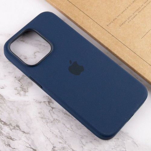 Чехол Silicone case (AAA) with Magsafe and Animation для Apple iPhone 13 Pro (6.1") Синий / Abyss Blue