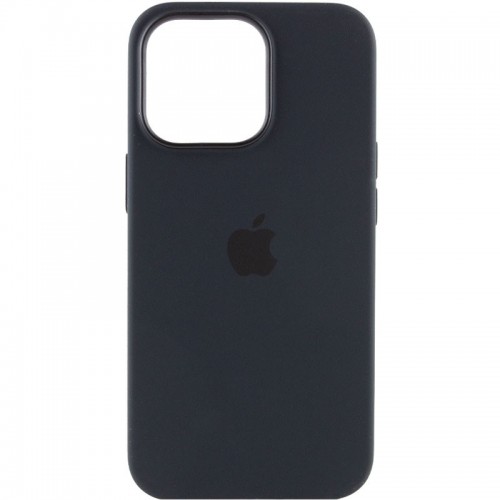 Чохол Silicone case (AAA) with Magsafe and Animation для Apple iPhone 13 Pro (6.1") Чорний / Midnight