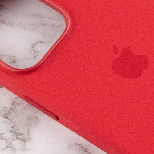 Чохол Silicone case (AAA) with Magsafe and Animation для Apple iPhone 13 Pro Max (6.7") Червоний / Red