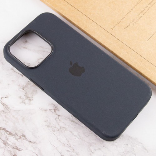 Чохол Silicone case (AAA) with Magsafe and Animation для Apple iPhone 13 Pro Max (6.7") Чорний / Midnight