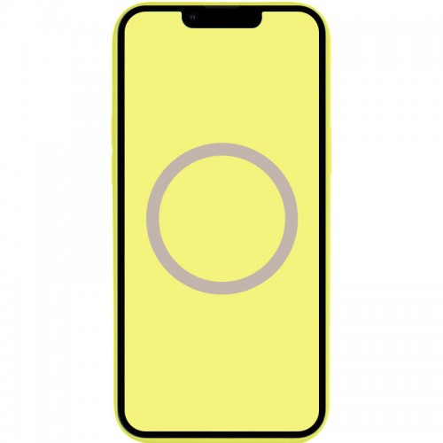 Чохол Silicone case (AAA) with Magsafe and Animation для Apple iPhone 13 Pro Max (6.7") Жовтий / Lemon Zest