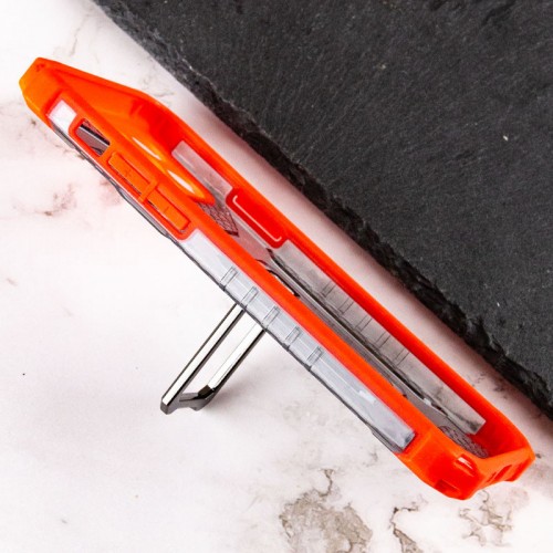 Ударопрочный чехол Transformer CrystalRing для Apple iPhone 12 Pro (6.1") Красный