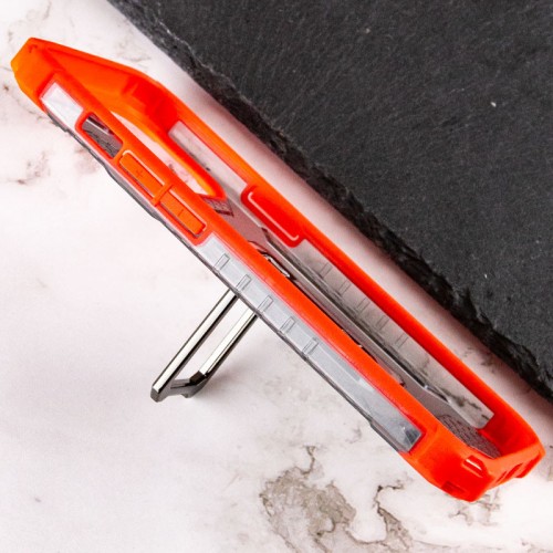 Ударопрочный чехол Transformer CrystalRing для Apple iPhone 13 Pro (6.1") Красный