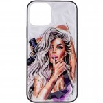 Чехол TPU+PC Prisma Ladies для Apple iPhone 13 (6.1") фиолетовый