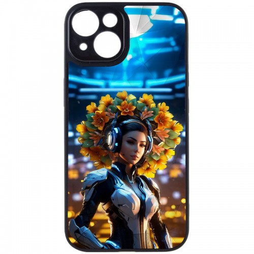 TPU+PC чохол Prisma Ladies для Apple iPhone 13 (6.1") Cyberpunk