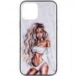 Чехол TPU+PC Prisma Ladies для Apple iPhone 13 Pro (6.1") белый