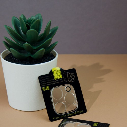 Защитное стекло на камеру Full Block (тех.пак) для Apple iPhone 13 Pro (6.1") / 13 Pro Max (6.7") Прозрачное