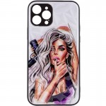 TPU+PC чехол Prisma Ladies для Apple iPhone 12 Pro (6.1") Фиолетовый