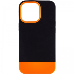 Чохол TPU+PC Bichromatic для Apple iPhone 13 Pro Max (6.7") Black / Orange