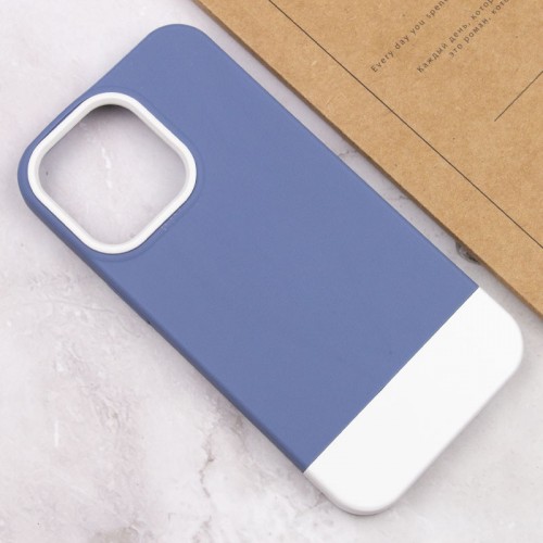 Чохол TPU+PC Bichromatic для Apple iPhone 13 Pro Max (6.7") Blue / White