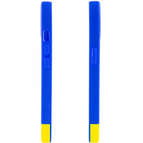 Чохол TPU+PC Bichromatic для Apple iPhone 13 (6.1") Navy Blue / Yellow