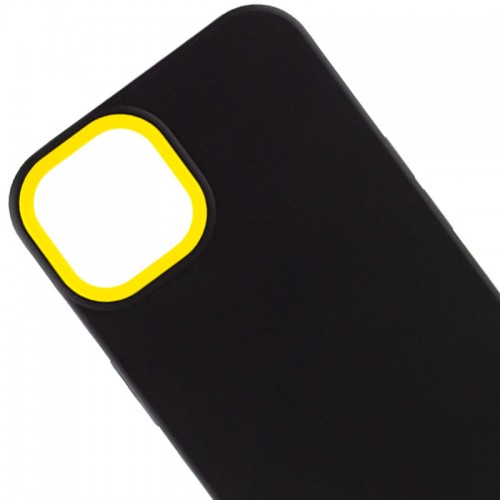 Чохол TPU+PC Bichromatic для Apple iPhone 13 (6.1") Black / Yellow