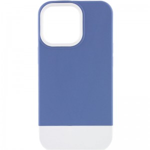 Чохол TPU+PC Bichromatic для Apple iPhone 13 Pro (6.1") Blue / White