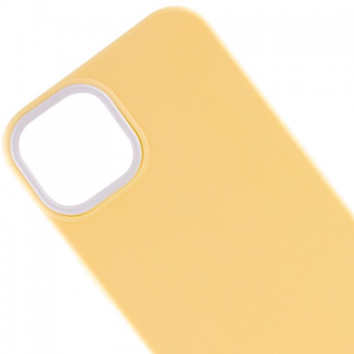 Чохол TPU+PC Bichromatic для Apple iPhone 12 Pro / 12 (6.1") Creamy-yellow / White