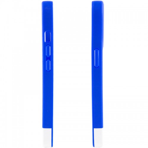 Чохол TPU+PC Bichromatic для Apple iPhone 12 Pro Max (6.7") Navy Blue / White