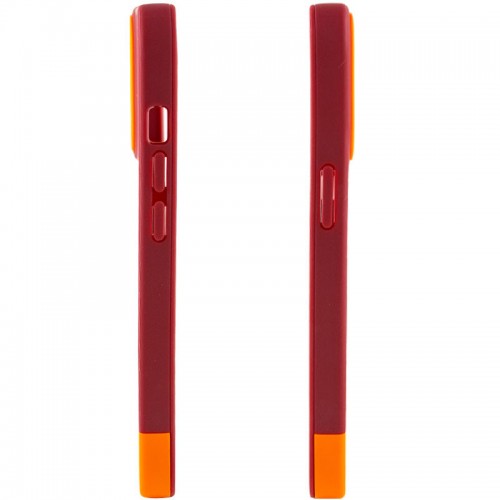 Чохол TPU+PC Bichromatic для Apple iPhone 11 Pro (5.8") Brown burgundy / Orange