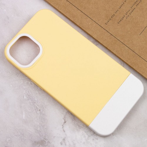 Чохол TPU+PC Bichromatic для Apple iPhone 11 Pro (5.8") Creamy-yellow / White
