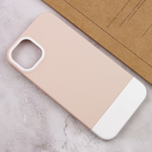Чохол TPU+PC Bichromatic для Apple iPhone 11 Pro Max (6.5") Grey-beige / White