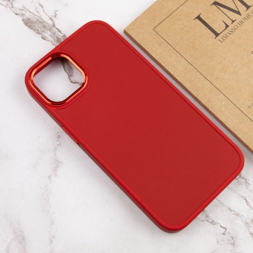 TPU чохол Bonbon Metal Style для Apple iPhone 12 Pro Max (6.7") Червоний / Red