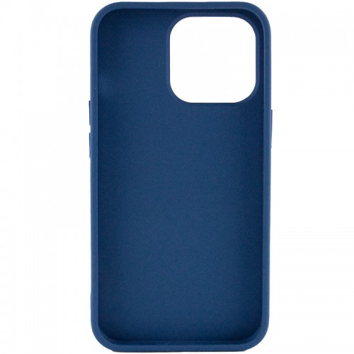 TPU чохол Bonbon Metal Style для Apple iPhone 13 Pro (6.1") Синій / Cosmos blue