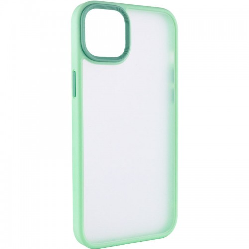 TPU+PC чохол Metal Buttons для Apple iPhone 14 (6.1") М'ятний