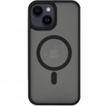 TPU+PC чохол Metal Buttons with MagSafe для Apple iPhone 14 (6.1") Чорний