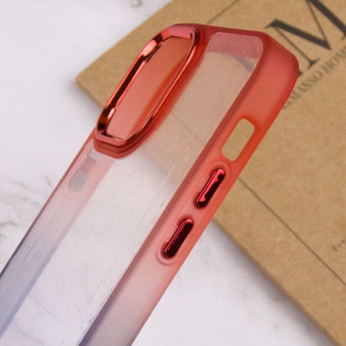 Чехол TPU+PC серии Fresh sip для Apple iPhone 14 Plus (6.7") Чёрный / Красный