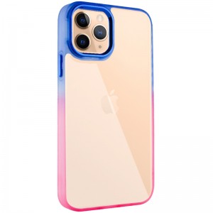 Чехол TPU+PC серии Fresh sip для Apple iPhone 11 Pro (5.8") Розовый / Синий