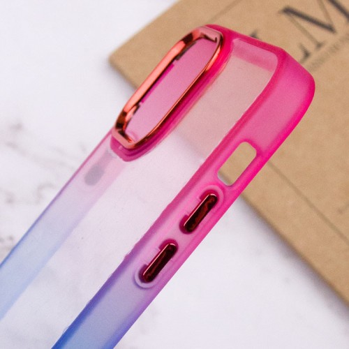 Чехол TPU+PC серии Fresh sip для Apple iPhone 11 Pro (5.8") Синий / Розовый